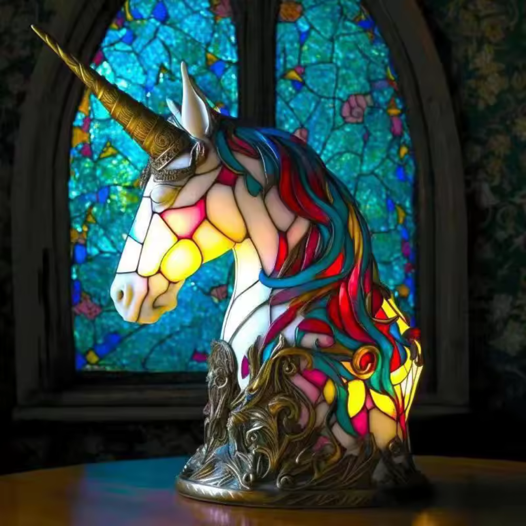 GlowUnicorn - handgefertigte Lampe, die Herzen zum Strahlen bringt