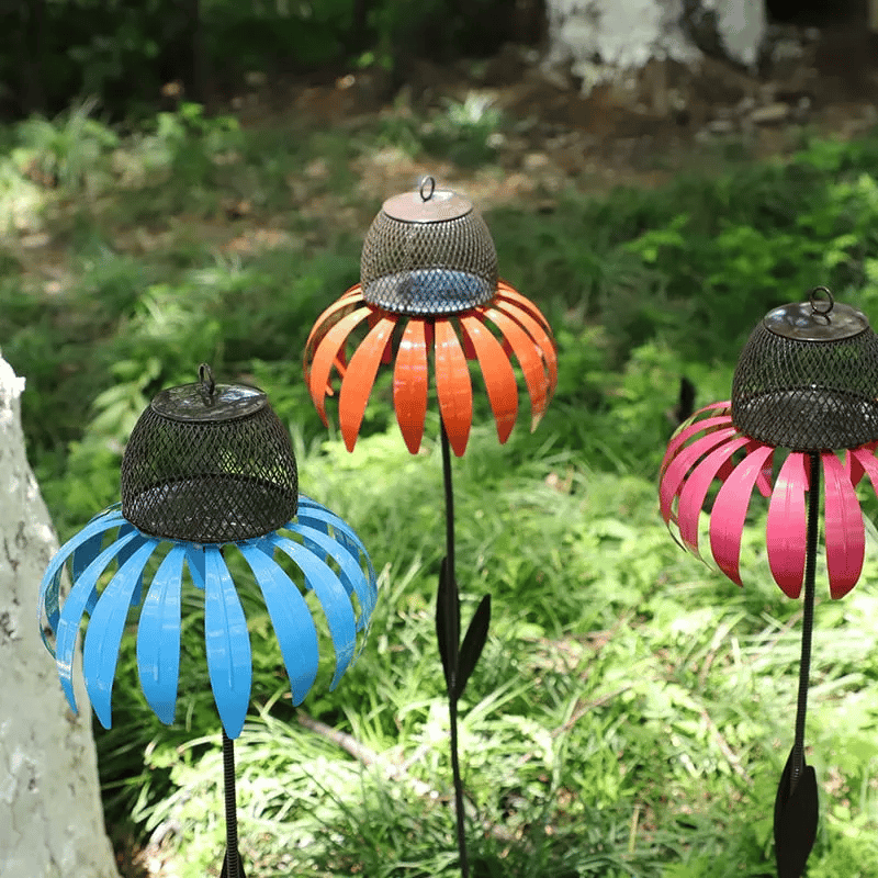 1+1 GRATIS | FloraBird - Kegel-Blumen-Vogelfutterhaus