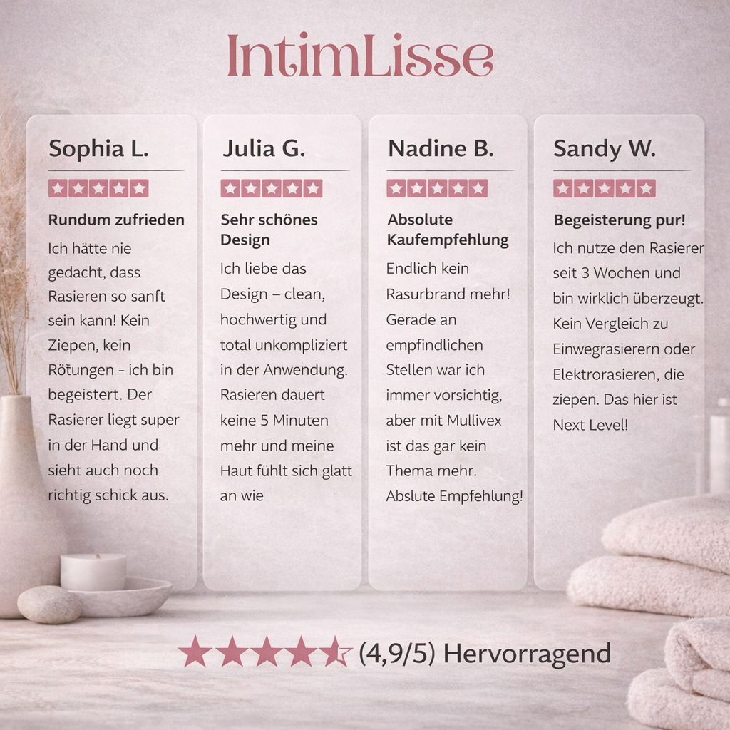 Intimrasierer für Frauen | Elektrorasierer für Damen | IntimLisse