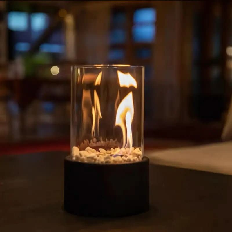 CosyFlame Tischkamin – Moderner Bioethanol Tischkamin mit echtem Flammenbild und skandinavischem Design