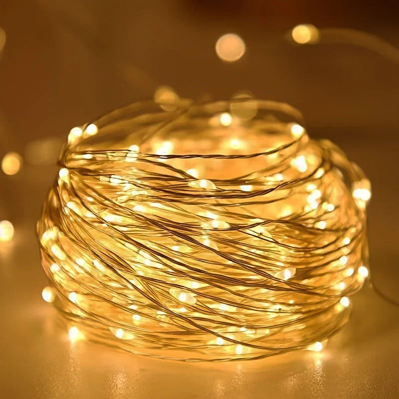 Feen-Lichterkette - Batteriebetrieben - Warmweiß