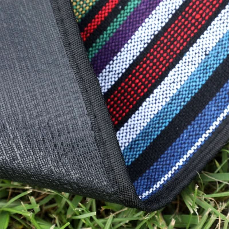 OUTDOORBLANKET – Wasserdichte Picknickdecke mit Ethno-Design für Camping und Ausflüge