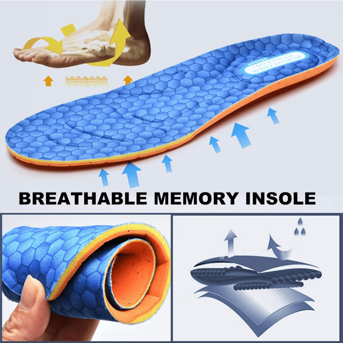 SWELLCARE – Diabetiker Schuhe mit Memory Foam für geschwollene Füße
