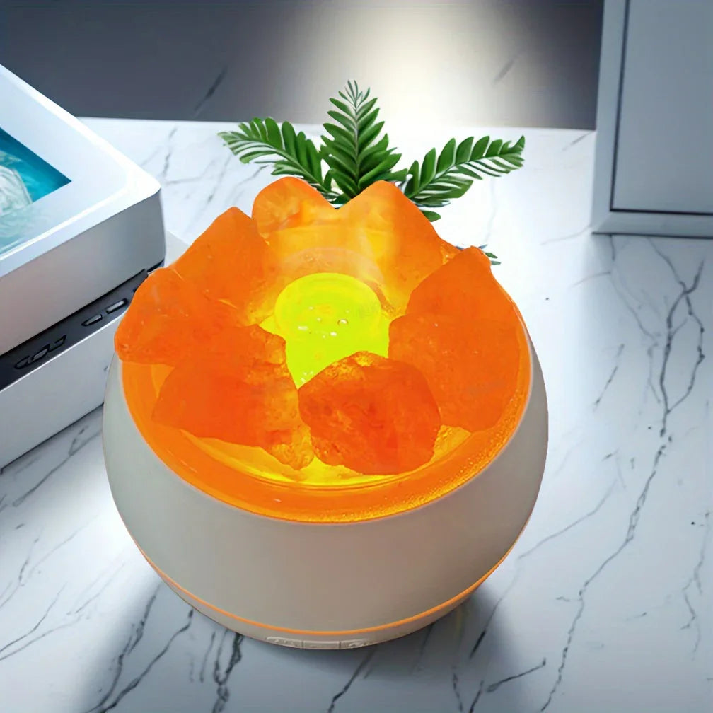 Salzlampen-Diffusor - Ätherisches Öl - USB-Betrieb