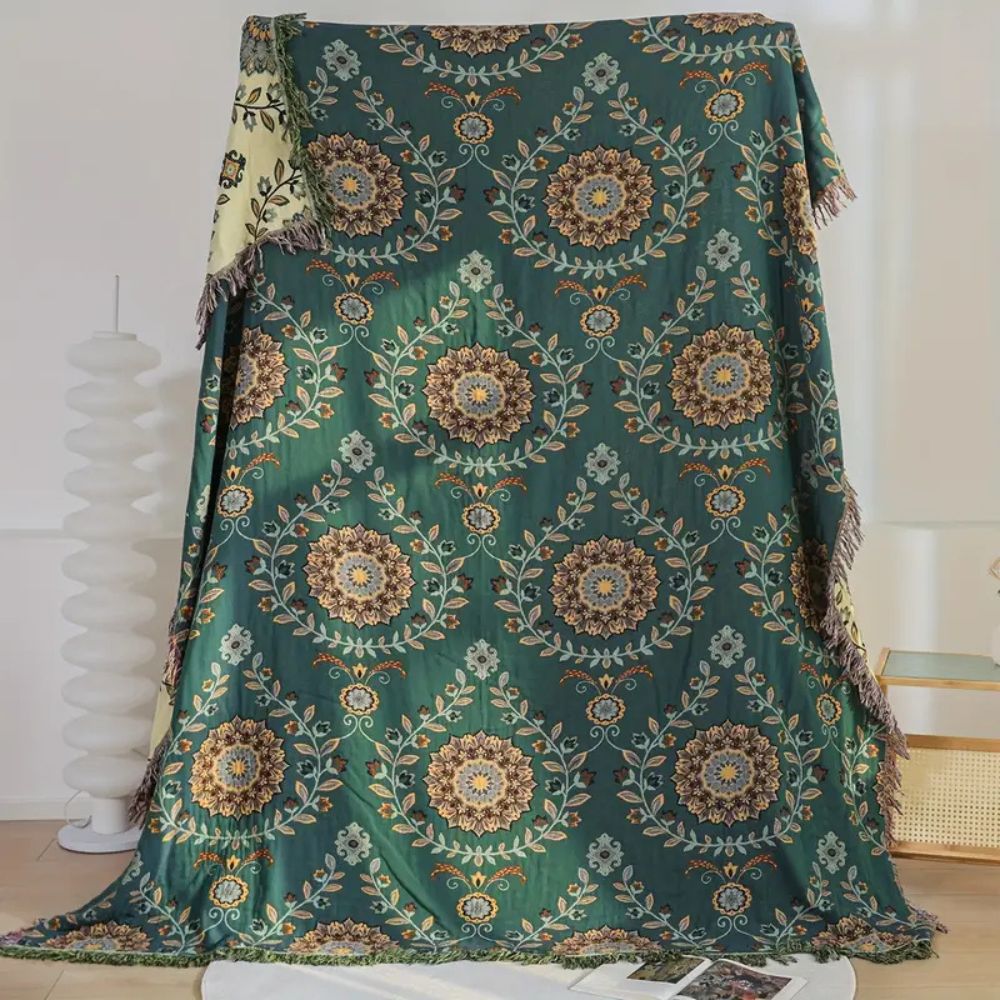 Sunfern Vintage Wendedecke aus Baumwolle