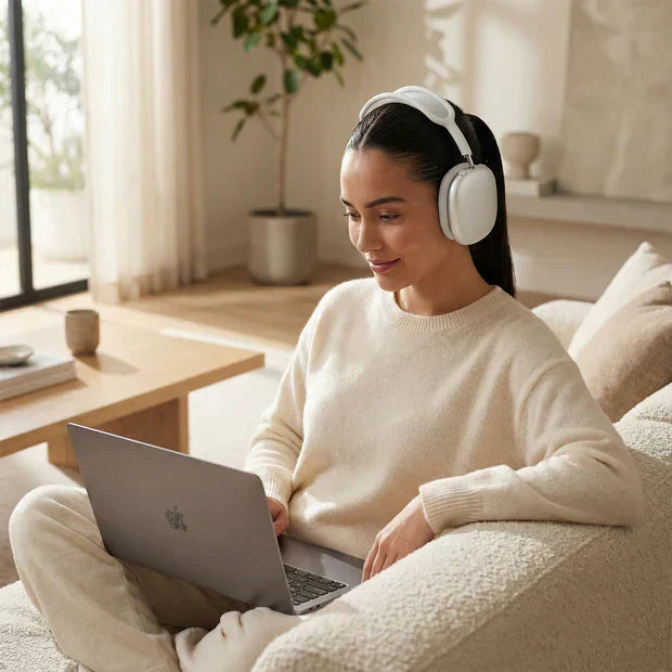 Over-Ear Noise Cancelling Kopfhörer mit Bluetooth & Aktiver Geräuschunterdrückung (ANC) | Audilux