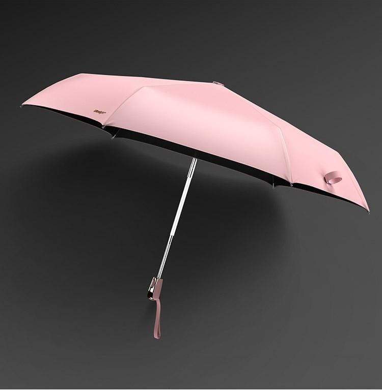 Solivento Ultra-Leicht Luxusregenschirm | UV-Schutz 95% | Windfest & Schnell Trocknend | Automatisch & Kompakt