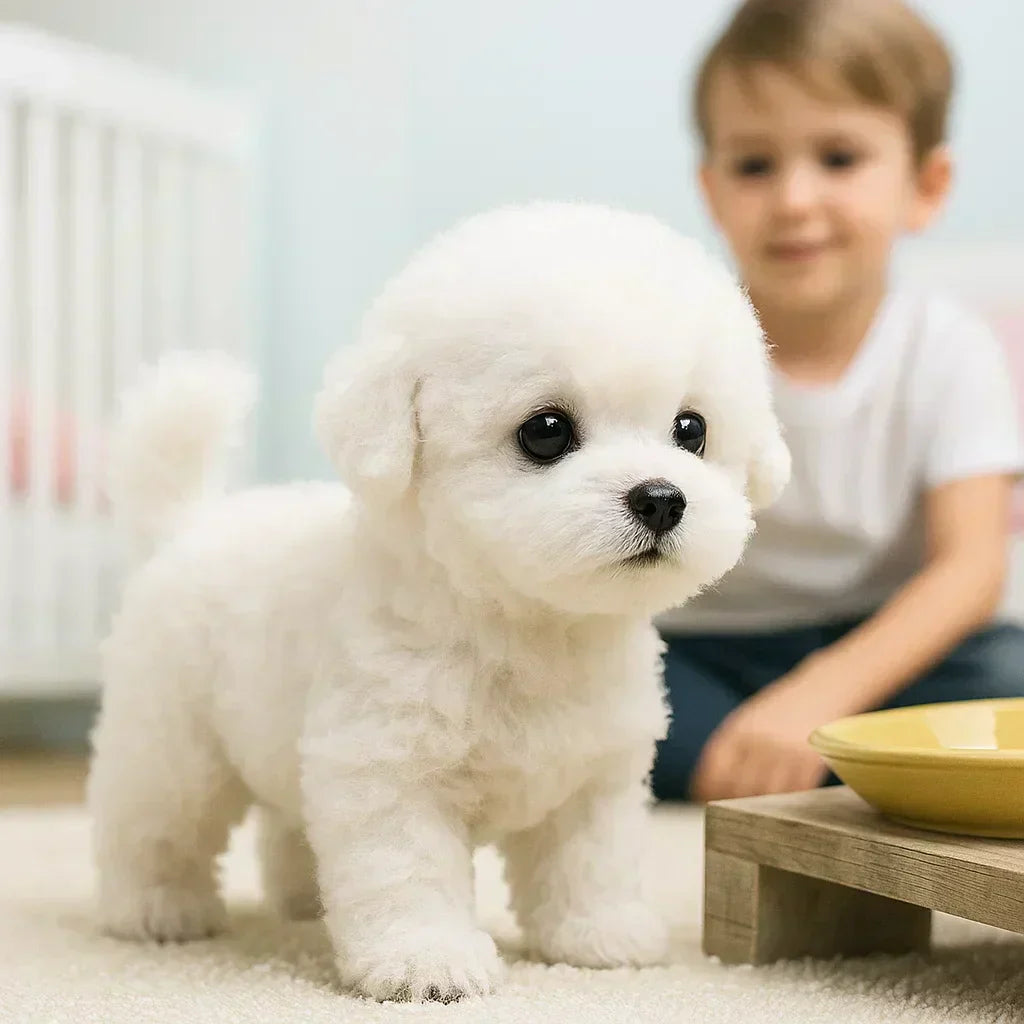 Roboter-Welpe, realistisches interaktives Plüschhundespielzeug