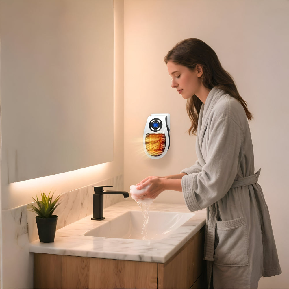 Keramikheizer | Steckdosenheizer | Leiser Mini-Heizer | ThermoDock
