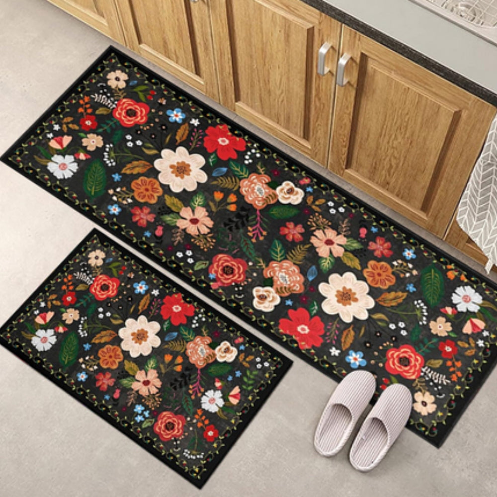 Wiesen Boho Blumen Küchenmatten Set