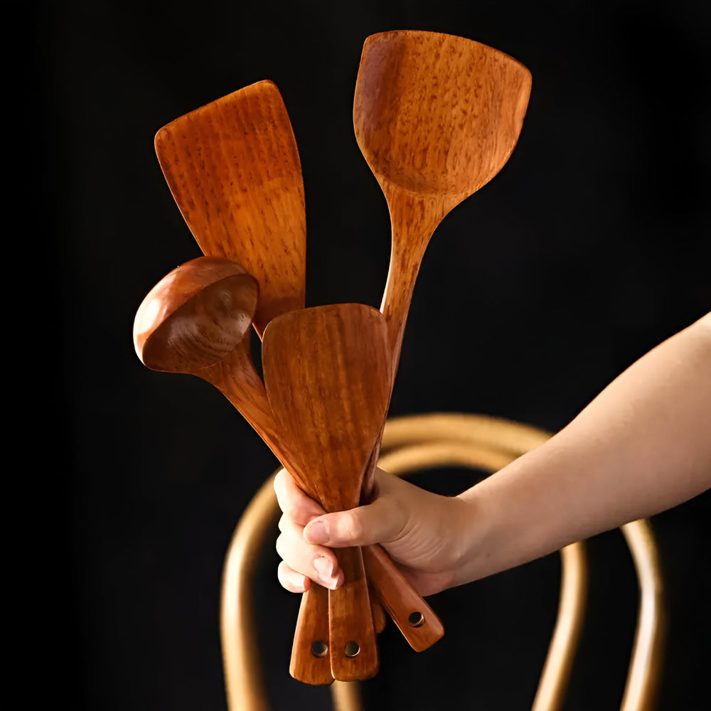 Holz Küchenutensilien
