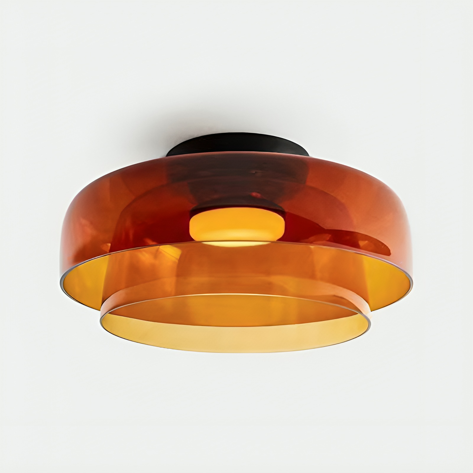 Nordic Bauhaus Glas Geschichtete Pendelleuchte