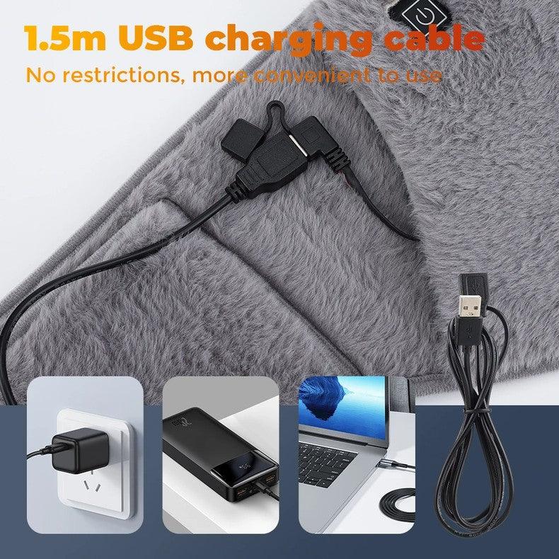 Elektrischer Heizgurt - Einstellbare Temperatur - USB-betrieben