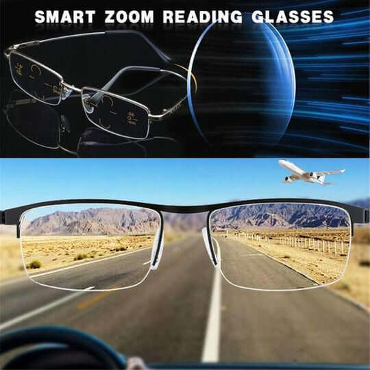 Intelligente Gleitsichtbrille | ARNO-Linsentechnologie | Photochrome Anpassung | Blaulicht-Filter & UV400 | Anti-Reflex-Beschichtung | Multifokal