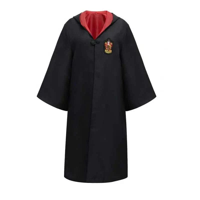 MAGICHOUSE – Hogwarts Zauberer Schüler Kostüm mit Robe, Zauberstab & Zubehör für Kinder & Erwachsene