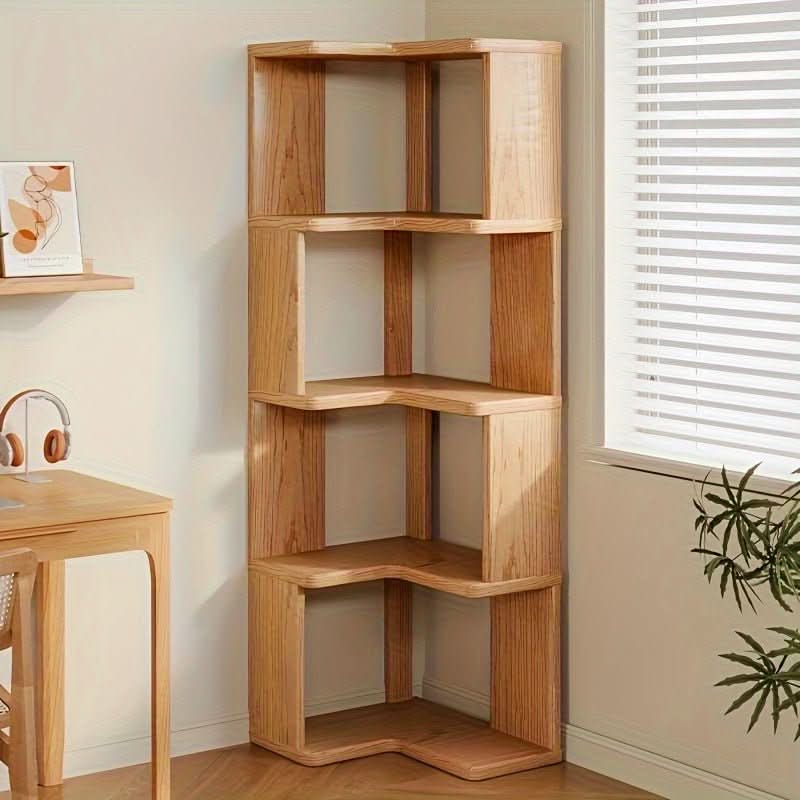ARDENVELL – Eckschrank aus verarbeitetem Kiefernholz im skandinavischen Stil für platzsparende Eleganz & Funktionalität