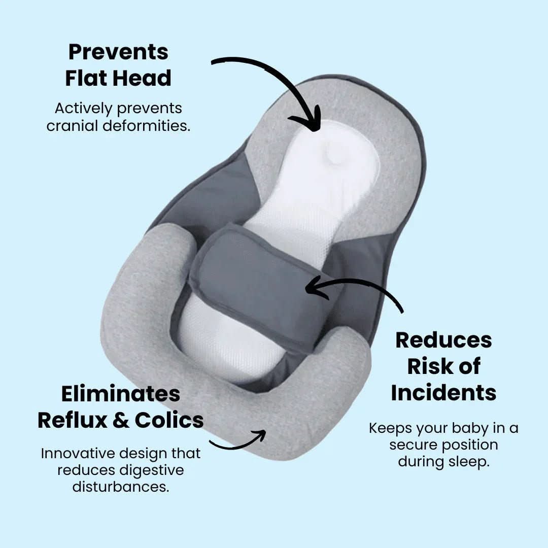 Anti-Spuck-Pillow für Säuglinge, Ergonomisch und Bequem für Erholsamen Schlaf
