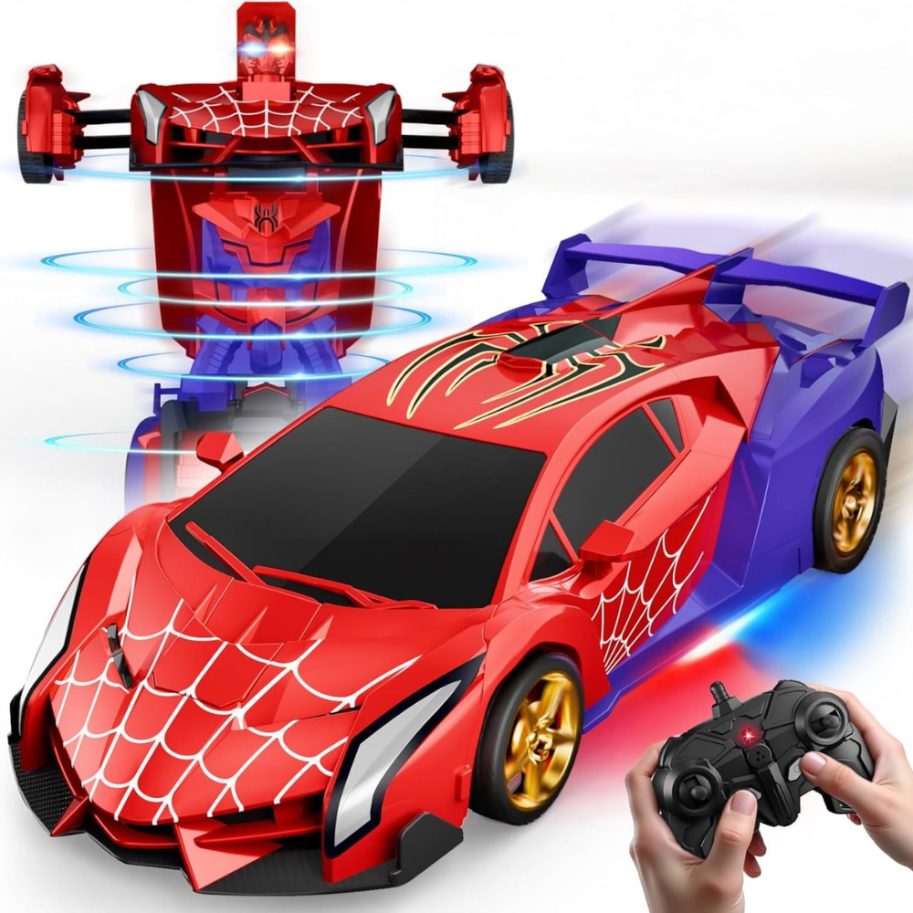 Fernbedienbares Geschenk-Roboterauto-Spielzeug mit LED-Licht