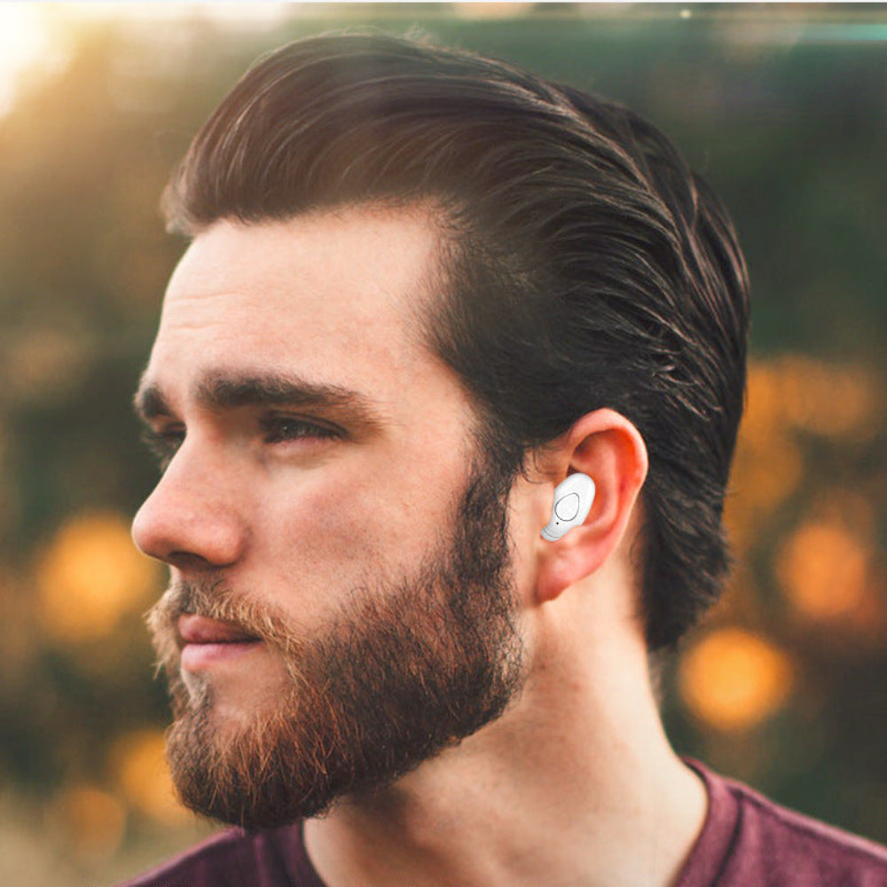 Bluetooth-Ohrhörer, kabellos, mini, unsichtbar, einseitig