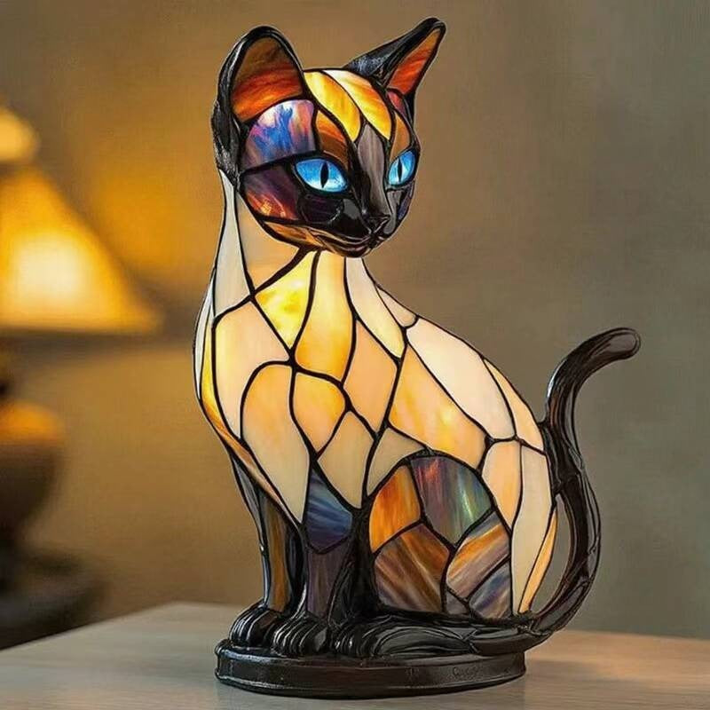 Luna Glow Cat – handgefertigte Lampe, die Herzen zum Strahlen bringt