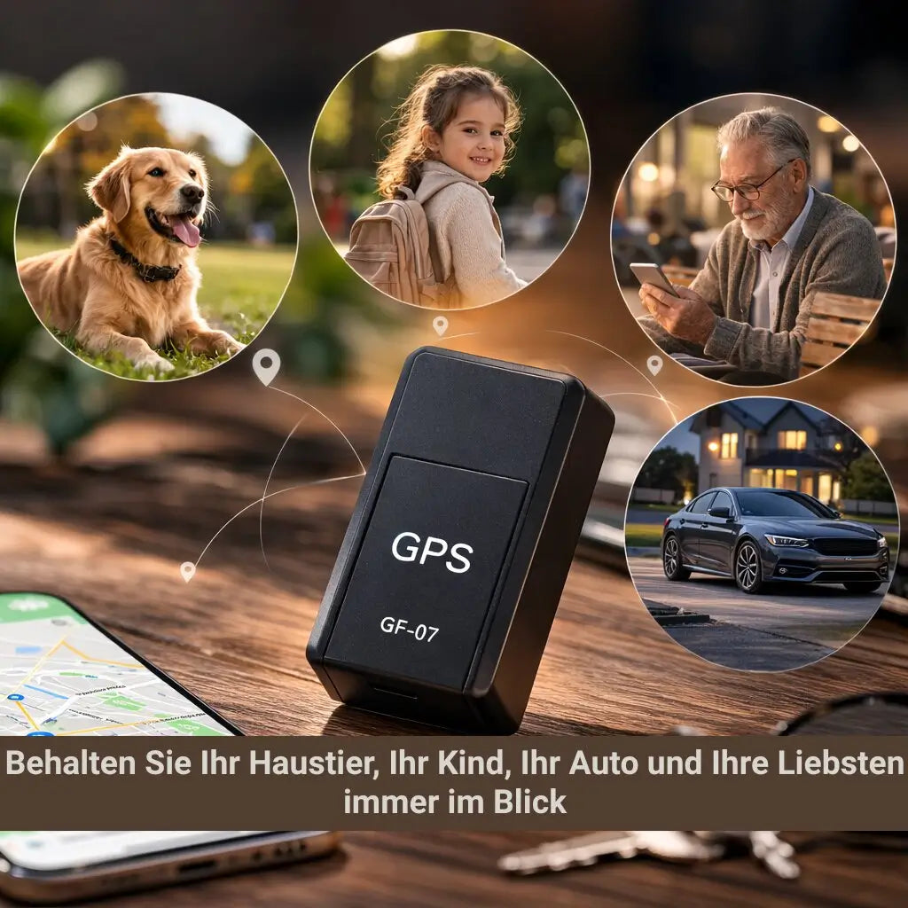 GPS Tracker für Auto | Mini GPS Tracker ohne Abonnement | Locaro