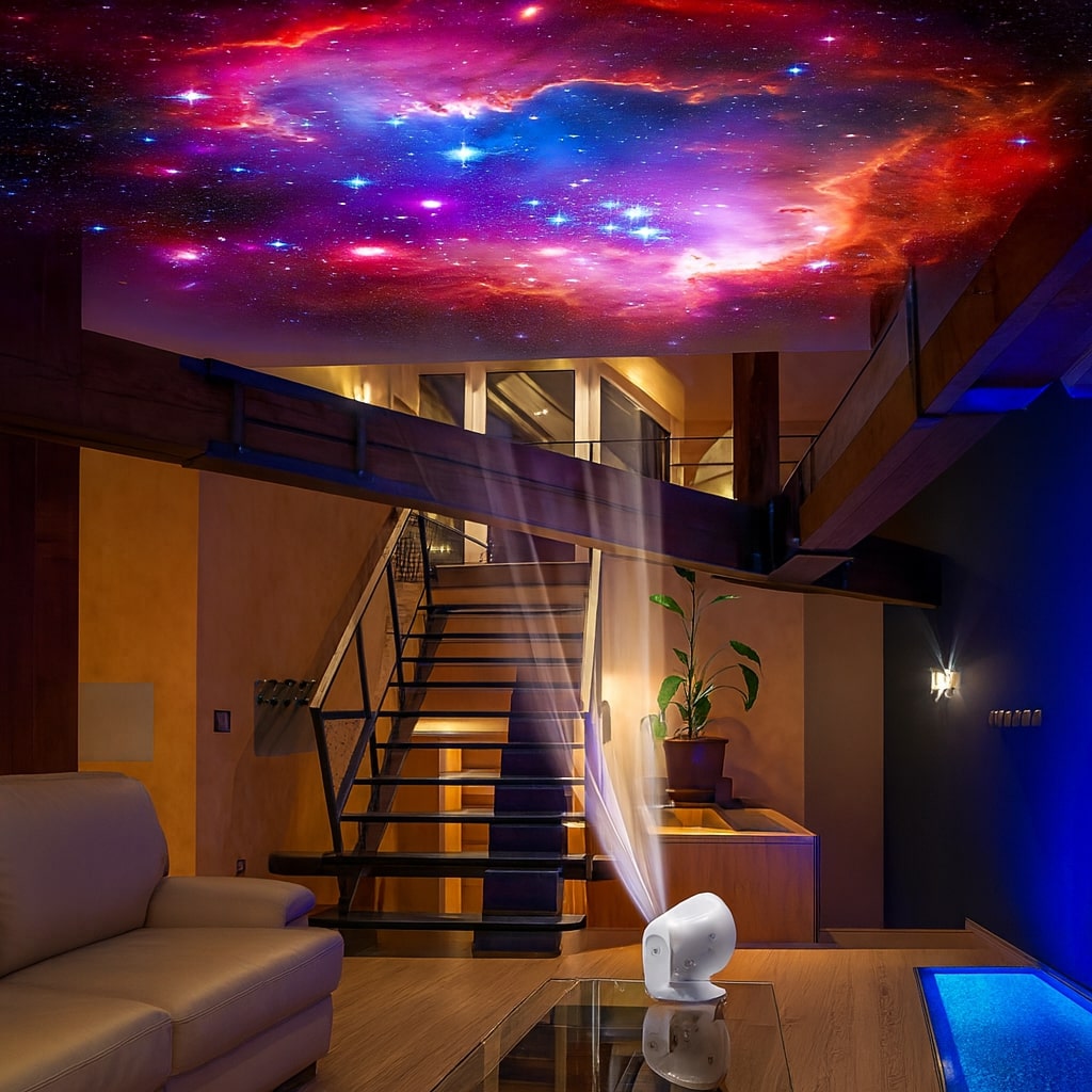 Sternenhimmel-Projektor | Sternprojektor für beruhigendes Sternenlicht zu Hause | CosmoLight