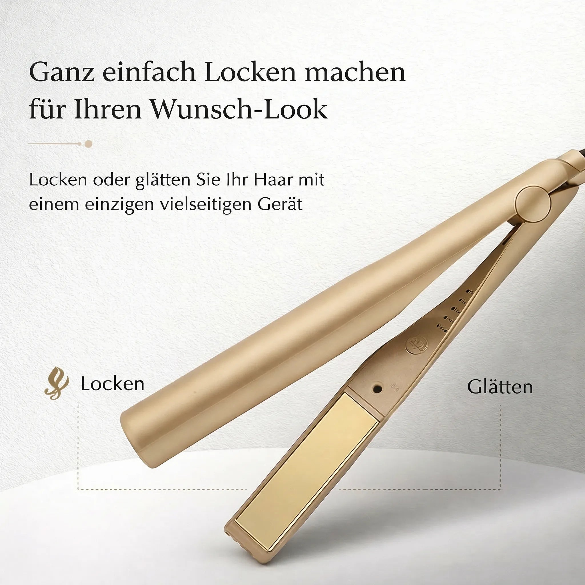 Curling-Stab für perfekte Locken | Wellen-Eisen und Heißluftbürste für Salonfrisuren | CurlLover