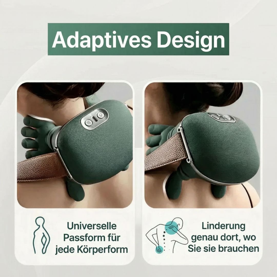 Nacken- & Schulter-Massager | Nackenmassage zu Hause für entspannte Muskeln | Nackenia