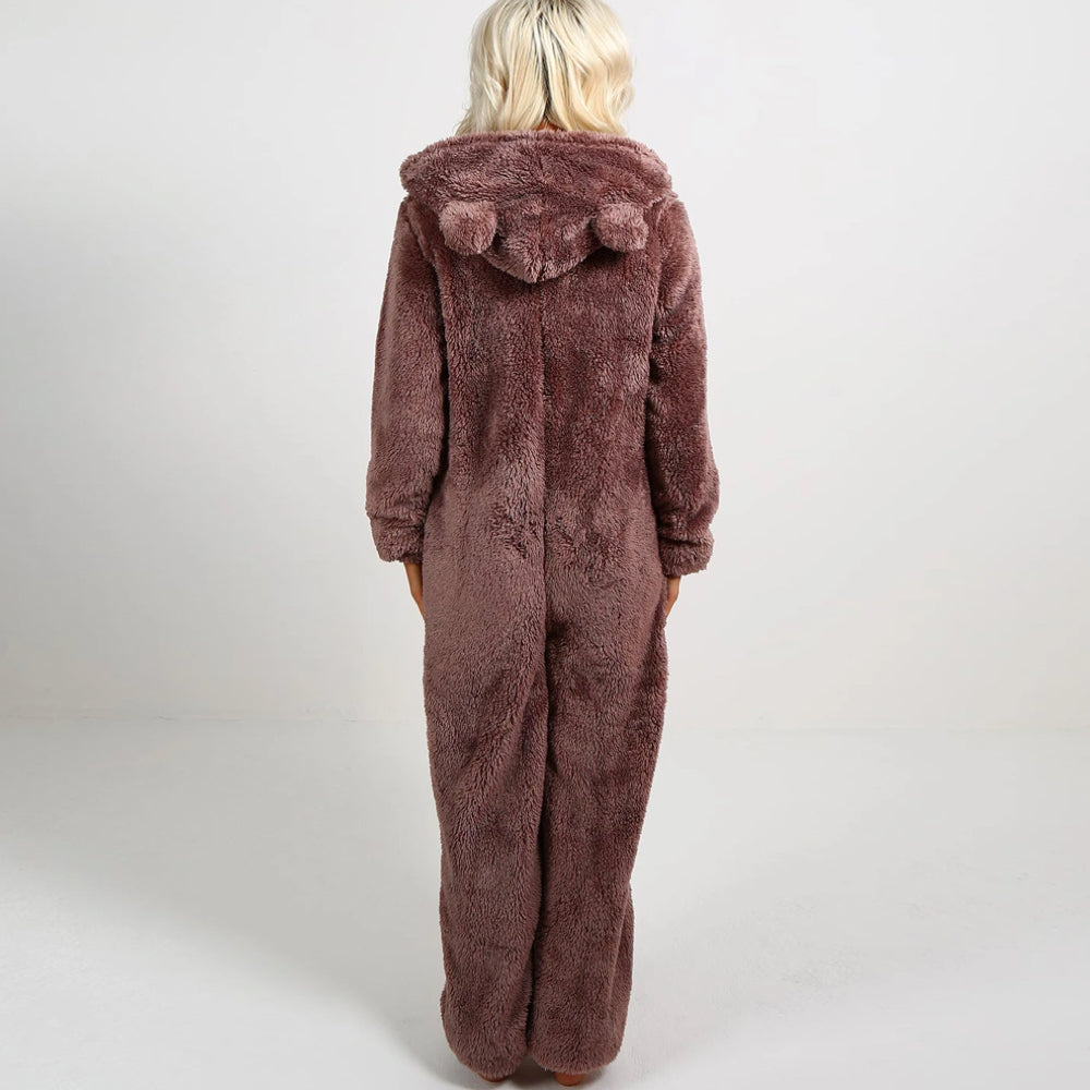 Onesie Jumpsuit für Frauen | Fleece Overalls | Schmusi