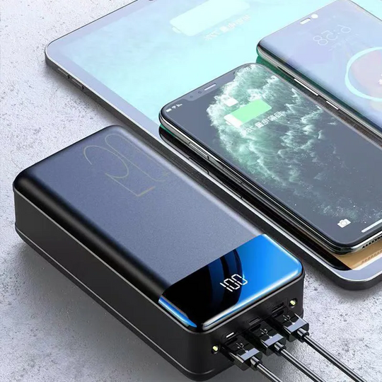 Voltaro Powerbank 50.000 mAh | Ultra-Schnellladen | Für Laptop, Tablet & Smartphone | Handlich & Extrem Leistungsstark