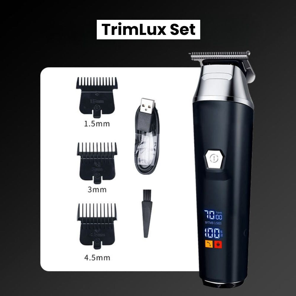 Haarschneider | Barttrimmer mit Digitalanzeige | TrimLux